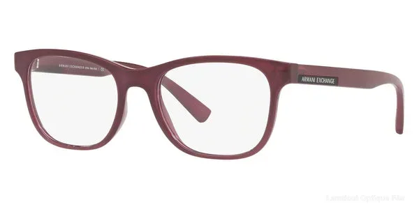 Lunettes de vue Armani Exchange AX3057F 8276 52 - Shiny Red - نظارات طبية Lamtioui Fès فاس المغرب