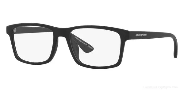 Lunettes de vue Armani Exchange AX3083U 8078 54 - Matte Black نضارات طبية Armani Exchange - Opticien-optométriste فاس