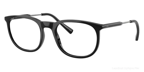 Lunettes de vue Armani Exchange AX3127 8158 52 - Shiny Black - Armani Exchange نظارات طبية فاس Lamtioui