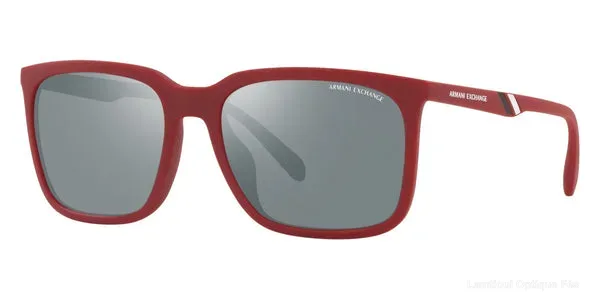 Lunettes de soleil Armani Exchange AX4117SU 80986G 57 - Matte Red - Lamtioui Optique Fès