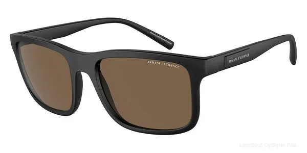 Lunettes de soleil Armani Exchange AX4145S 807873 57 - Matte Black نضاضر شمس Armani Exchange - Opticien-optométriste فاس
