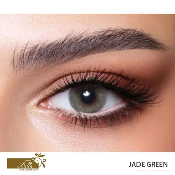 Lentilles de couleur Bella Jade Green - Lamtioui Optique Fès