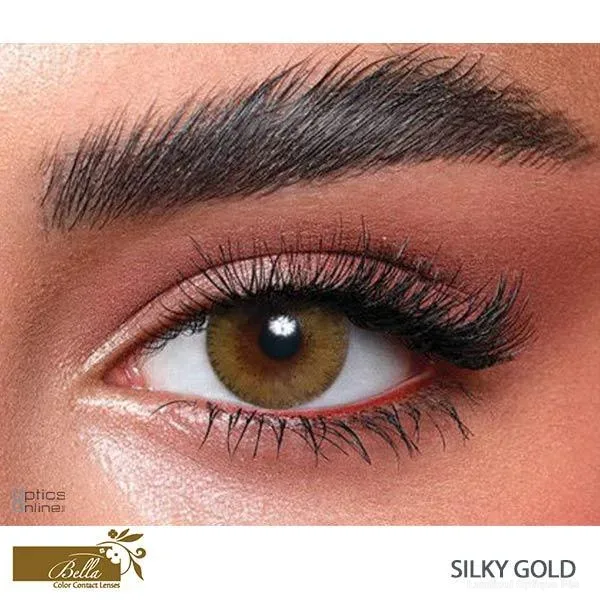 Lentilles de couleur Bella Silky Gold -7 Fès Maroc