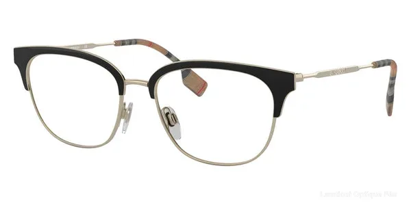 Lunettes de vue Burberry BE1334 1109 52 - Pale Gold/Black - Burberry نظارات طبية فاس Lamtioui