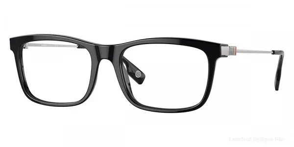 Lunettes de vue Burberry BE2384 3001 53 - Black/Silver Lunettes de vue - Opticien-optométriste Lamtioui Fès Maroc