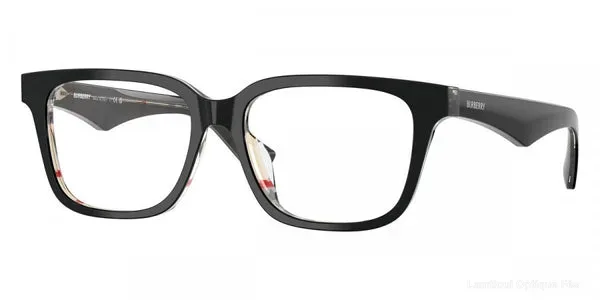 Lunettes de vue Burberry BE2425D 4121 54 - Top Black on Vintage Check Default Title Fès Maroc