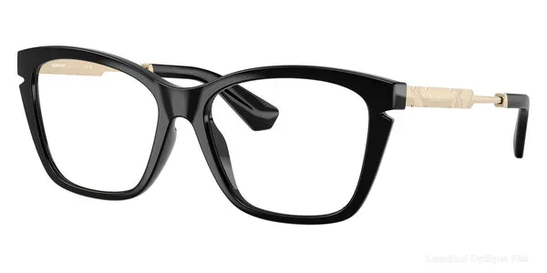 Lunettes de vue Burberry BE2427U 3001 52 - Black/Light Gold نضارات طبية Burberry - Opticien-optométriste فاس