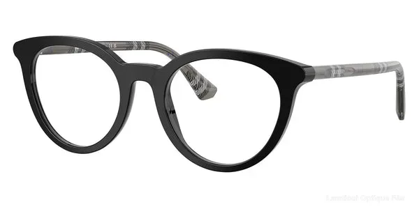 Lunettes de vue Burberry BE2429 4165 50 - Black/Check Lichen - نضارات طبية Burberry Lamtioui Optique فاس