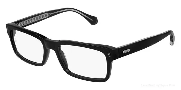 Lunettes de vue Cartier CT0291O 001 54 - Black C Décor - نظارات طبية Lamtioui Fès فاس المغرب