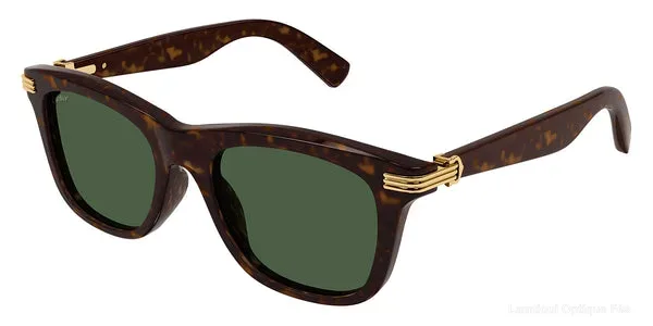 Lunettes de soleil Cartier CT0396S 002 53 - Havana Première De Cartier authentique Cartier - Lunettes de soleil Fès Lamtioui Optique