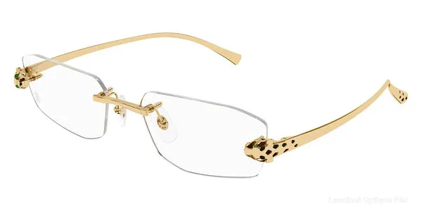 Modèle similaire Lunettes de vue Cartier CT0494O 001 55 - Gold Panthère de Cartier - نضارات طبية Lamtioui فاس