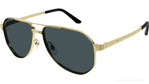 Lunettes de soleil Cartier CT0461S 003 60 - نضاضر شمس Cartier Lamtioui Optique فاس