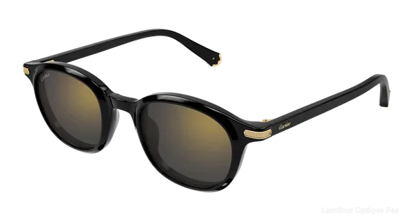 Lunettes de soleil Cartier CT0584S 001 49 - Lamtioui Optique Fès