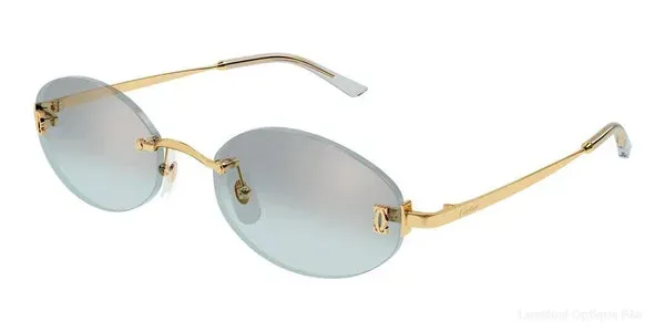 Équivalent Lunettes de soleil Cartier CT0592S 004 55 - نظارات شمسية فاس Lamtioui