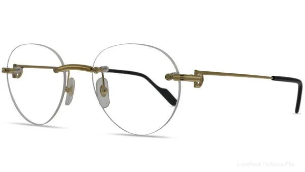 Lunettes de vue Cartier CT0514O 001 52 authentique Cartier - Lunettes de vue Fès Lamtioui Optique