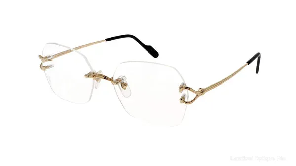 Lunettes de vue Cartier CT0564O 001 55 authentique Cartier - Lunettes de vue Fès Lamtioui Optique