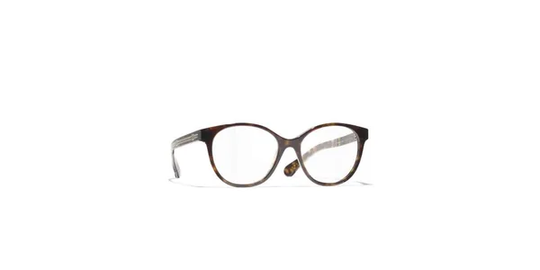 Lunettes de vue Chanel CH 3493 Dark Havana Lunettes de vue - Opticien-optométriste Lamtioui Fès Maroc
