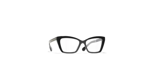 Lunettes de vue Chanel CH 3494 Black Lunettes de vue - Opticien-optométriste Lamtioui Fès Maroc
