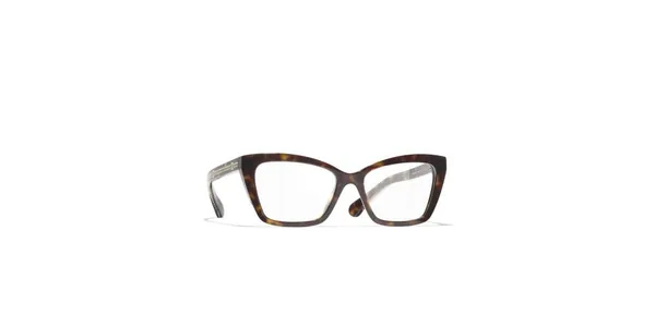Lunettes de vue Chanel CH 3494 Dark Havana - نضارات طبية Chanel Lamtioui Optique فاس
