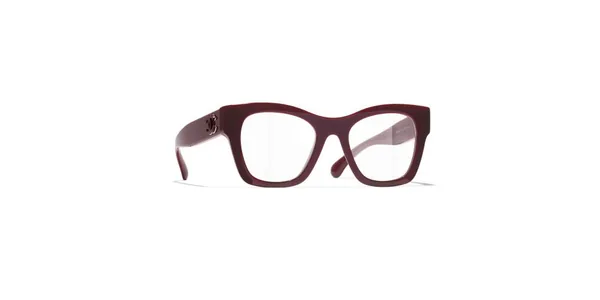 Lunettes de vue Chanel CH 3498 Red authentique Chanel - Lunettes de vue Fès Lamtioui Optique