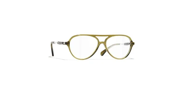 Lunettes de vue Chanel CH 3504 Crystal Olive - نظارات طبية Lamtioui Fès فاس المغرب