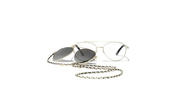 Lunettes de vue Chanel CH 4292 Gold - نظارات طبية Lamtioui Fès فاس المغرب