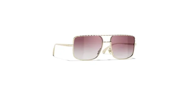 Équivalent Lunettes de soleil Chanel CH 4294 Pale Gold - نظارات شمسية فاس Lamtioui