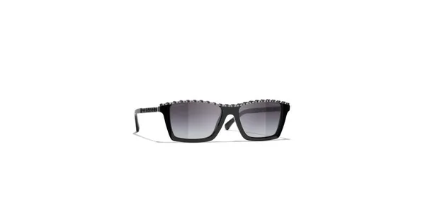 Lunettes de soleil Chanel CH 5548Q Black - نضاضر شمس Chanel Lamtioui Optique فاس