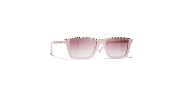 Lunettes de soleil Chanel CH 5548Q Opal Pink - نضاضر شمس Chanel Lamtioui Optique فاس