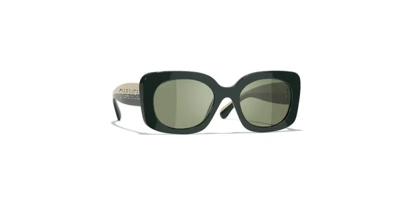 Lunettes de soleil Chanel CH 5563B Green Lunettes de soleil - Opticien-optométriste Lamtioui Fès Maroc