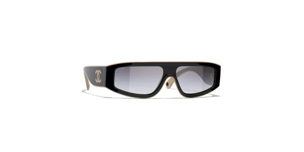 Lunettes de soleil Chanel CH 6057 Black authentique Chanel - Lunettes de soleil Fès Lamtioui Optique