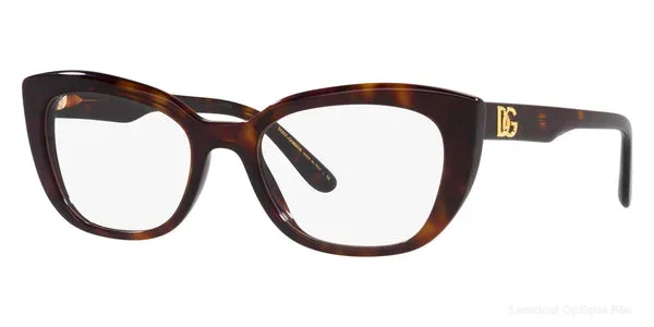 Lunettes de vue Dolce & Gabbana DG3355 502 53 authentique Dolce & Gabbana - Lunettes de vue Fès Lamtioui Optique