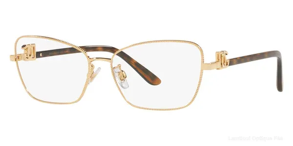 Lunettes de vue Dolce & Gabbana DG1338 1354 56 - Gold authentique Dolce & Gabbana - Lunettes de vue Fès Lamtioui Optique