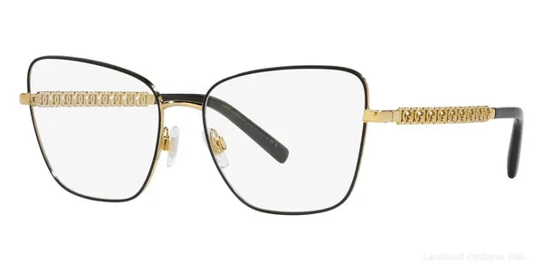 Lunettes de vue Dolce & Gabbana DG1346 1311 55 - Gold/Matte Black Lunettes de vue - Opticien-optométriste Lamtioui Fès Maroc