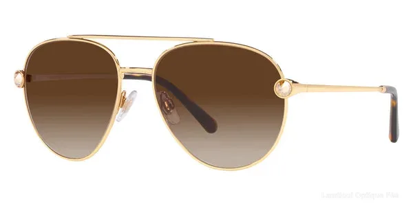 Lunettes de soleil Dolce & Gabbana DG2283B 02/13 58 - Gold Lunettes de soleil - Opticien-optométriste Lamtioui Fès Maroc