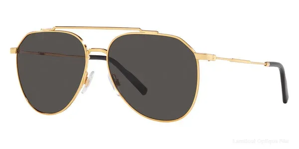 Lunettes de soleil Dolce & Gabbana DG2296 02/87 58 - Gold - نضاضر شمس Dolce & Gabbana Lamtioui Optique فاس