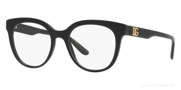 Lunettes de vue Dolce & Gabbana DG3353 501 49 - Black نضارات طبية Dolce & Gabbana - Opticien-optométriste فاس