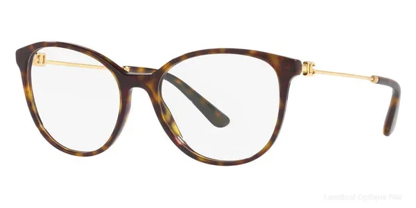 Lunettes de vue Dolce & Gabbana DG3363 502 - Havana - Dolce & Gabbana نظارات طبية فاس Lamtioui