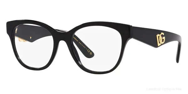 Lunettes de vue Dolce & Gabbana DG3371 501 53 - Black نضارات طبية Dolce & Gabbana - Opticien-optométriste فاس
