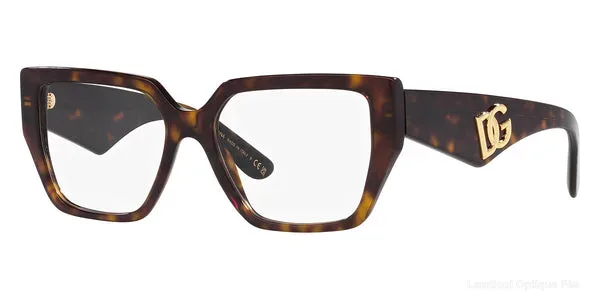 Lunettes de vue Dolce & Gabbana DG3373 502 55 - Havana - Lamtioui Optique Fès