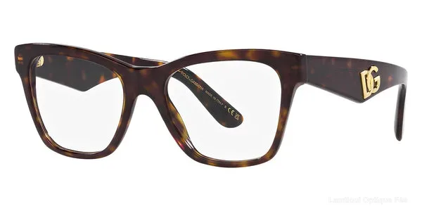 Lunettes de vue Dolce & Gabbana DG3374 502 53 - Havana - Lamtioui Optique Fès
