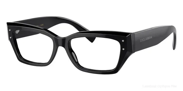 Lunettes de vue Dolce & Gabbana DG3387 501 53 - Black - نضارات طبية Dolce & Gabbana Lamtioui Optique فاس