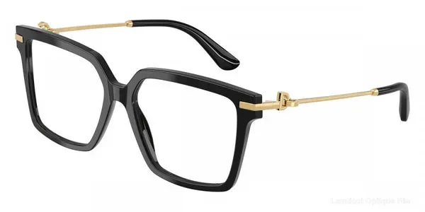 Lunettes de vue Dolce & Gabbana DG3397 501 - Black/Gold - Dolce & Gabbana نظارات طبية فاس Lamtioui
