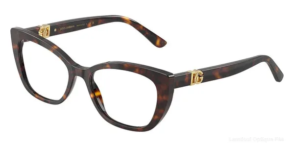 Lunettes de vue Dolce & Gabbana DG3398 502 54 - Havana - نضارات طبية Dolce & Gabbana Lamtioui Optique فاس