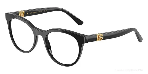 Lunettes de vue Dolce & Gabbana DG3399 501 52 - Black نضارات طبية Dolce & Gabbana - Opticien-optométriste فاس