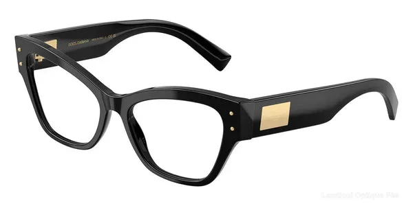 Lunettes de vue Dolce & Gabbana DG3404 501 52 - Black نضارات طبية Dolce & Gabbana - Opticien-optométriste فاس