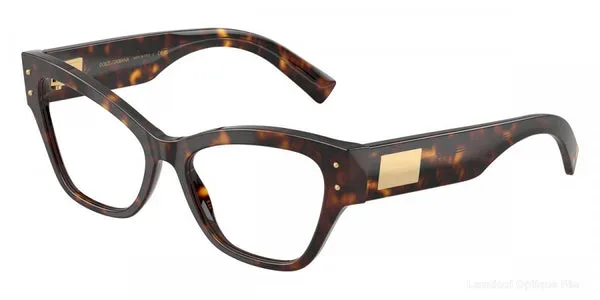 Lunettes de vue Dolce & Gabbana DG3404 502 52 - Havana - Dolce & Gabbana نظارات طبية فاس Lamtioui