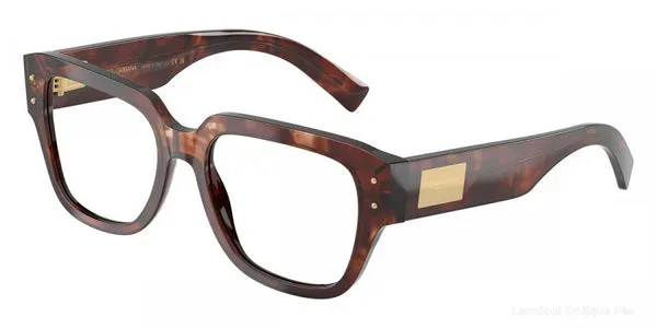 Lunettes de vue Dolce & Gabbana DG3405 3222 54 - Dark Red Havana - Dolce & Gabbana نظارات طبية فاس Lamtioui