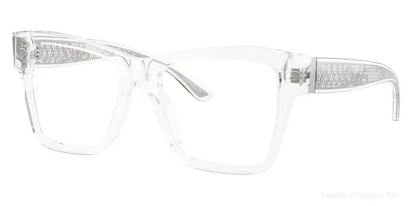 Lunettes de vue Dolce & Gabbana DG3411 3133 - Crystal/Silver 52.0 Fès Maroc