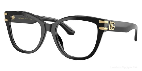 Lunettes de vue Dolce & Gabbana DG3418 501 53 - Black - نضارات طبية Dolce & Gabbana Lamtioui Optique فاس